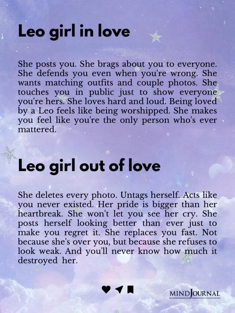 Zodiac Girl Love Traits: How A Leo Act In And Out Of Love