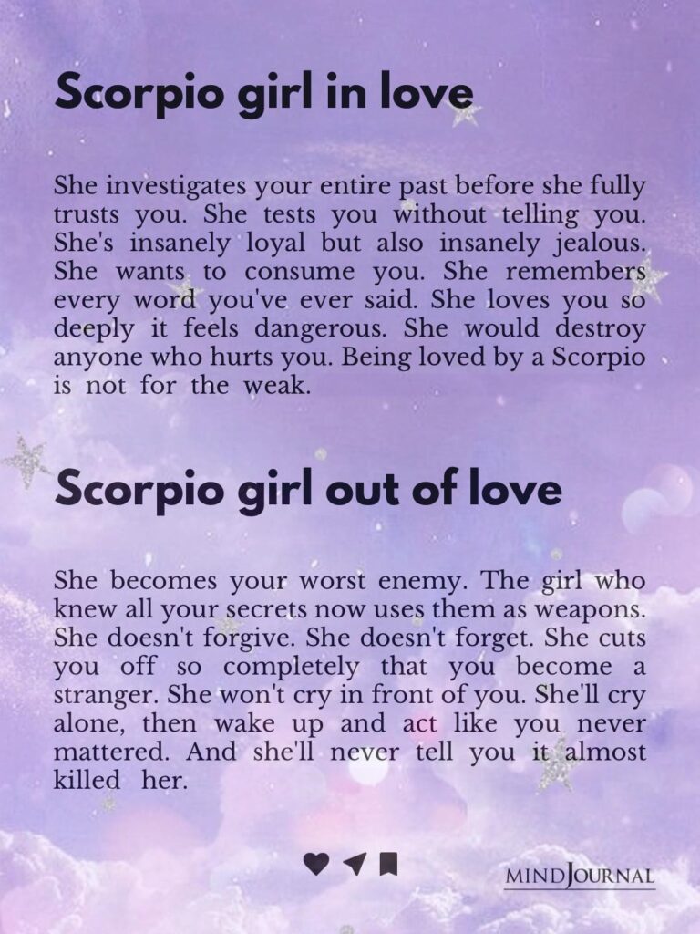 Zodiac Girl Love Traits: How A Scorpio Act In And Out Of Love