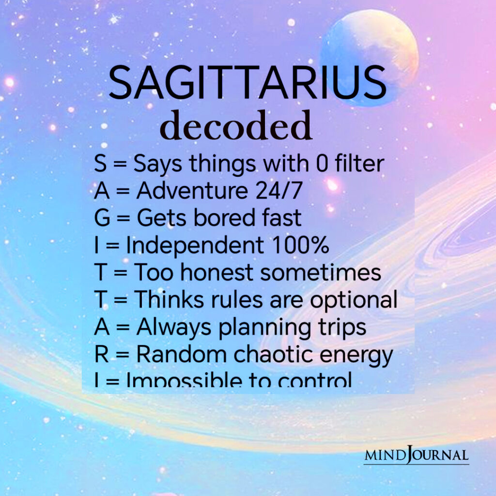 Zodiac Decoded: Sagittarius breakdown