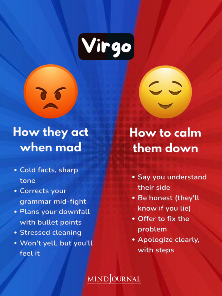 Zodiac Angry Traits And How To Calm Them Down: Virgo