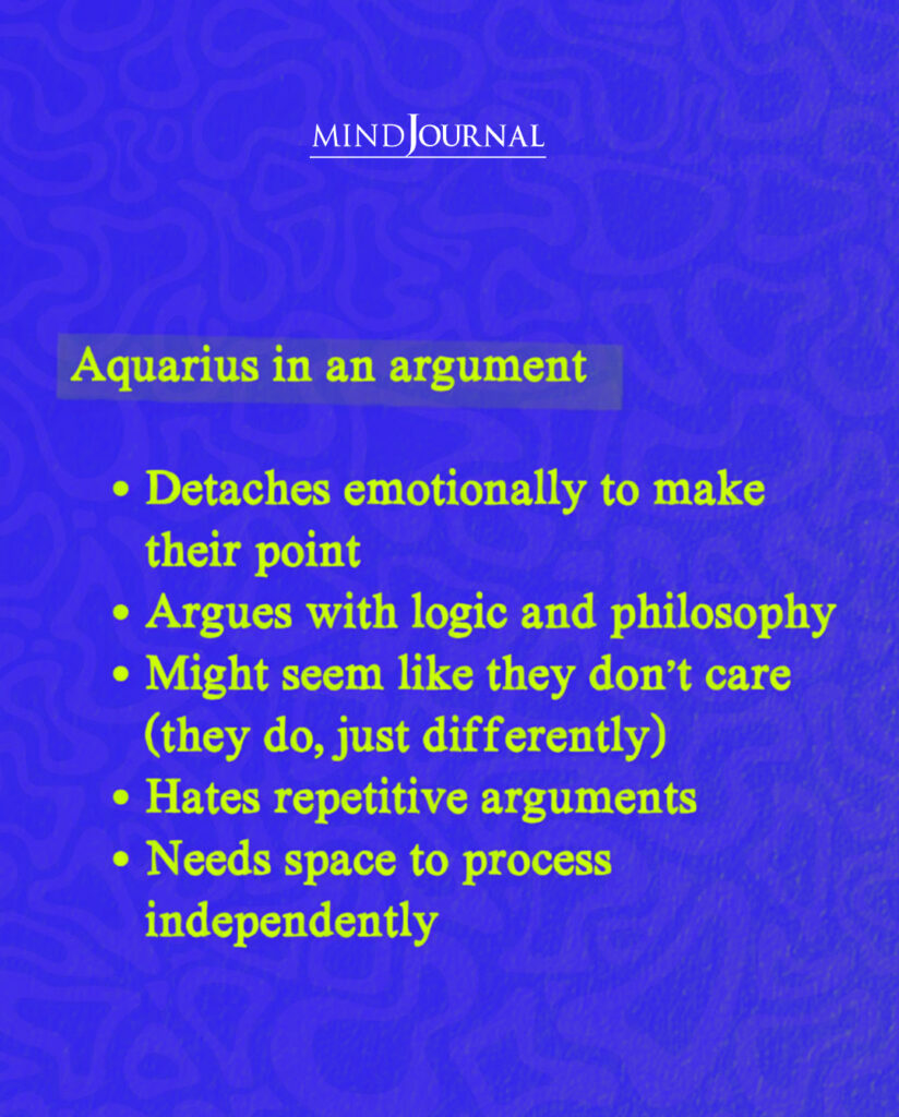 Zodiac Clash Traits: Aquarius in an argument