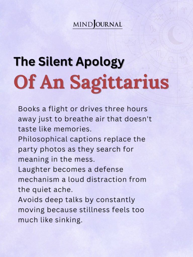 Zodiac Apology: How a Sagittarius apologizes silently