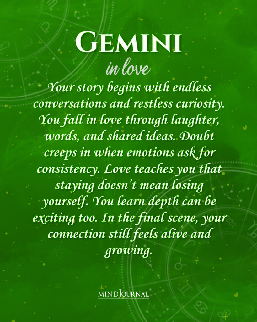 zodiac love story: Gemini in love