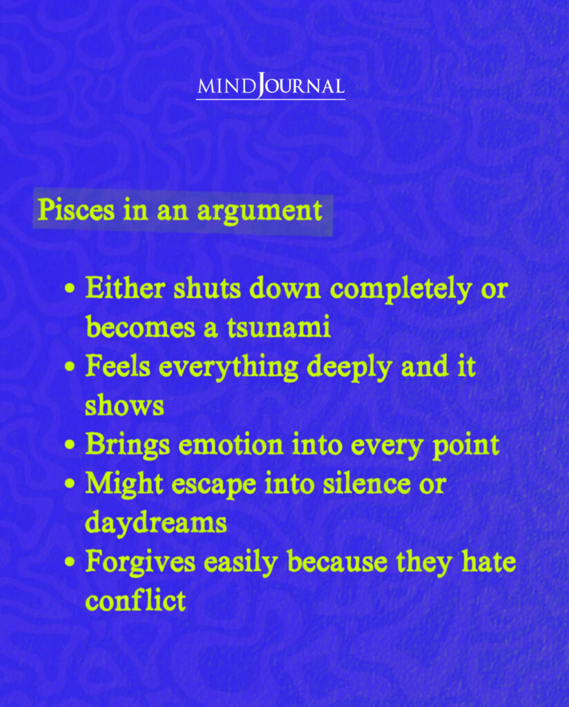 Zodiac Clash Traits: Pisces in an argument