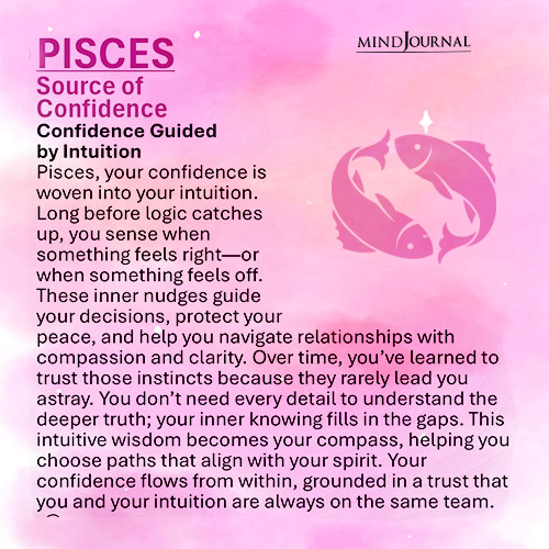 Pisces source of confidence