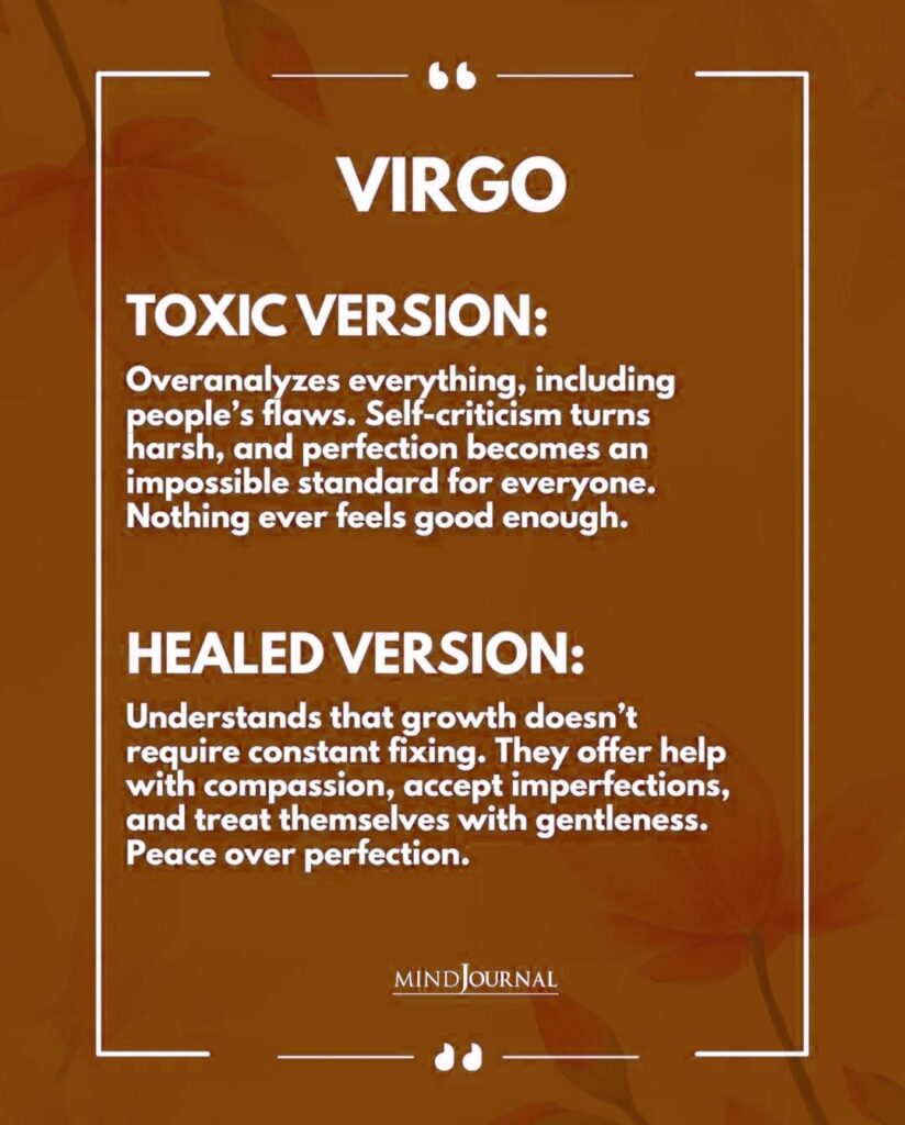 Virgo Zodiac Sign: Toxic Version Vs Healed Version