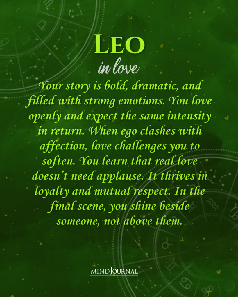 zodiac love story: Leo in love