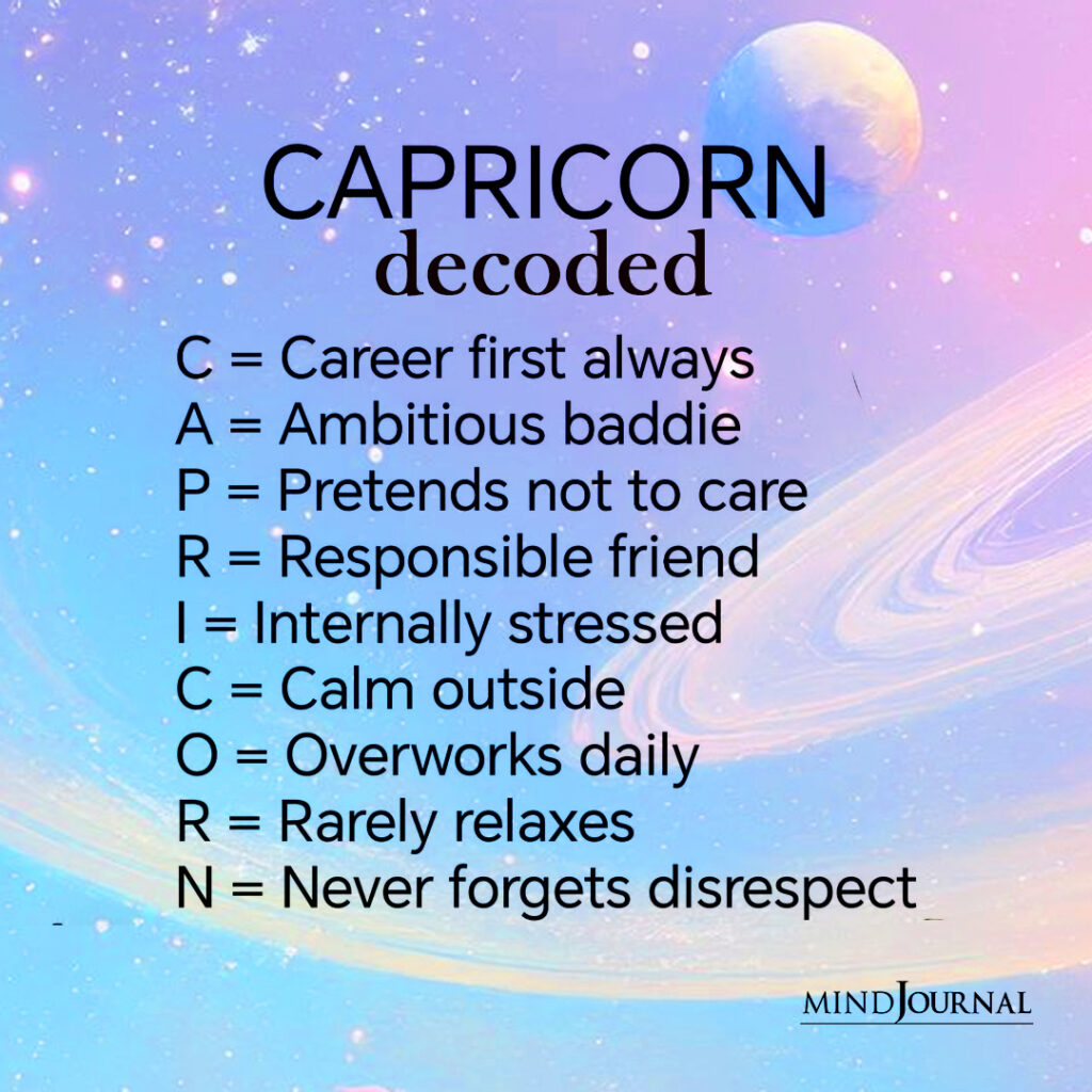 Zodiac Decoded: Capricorn breakdown