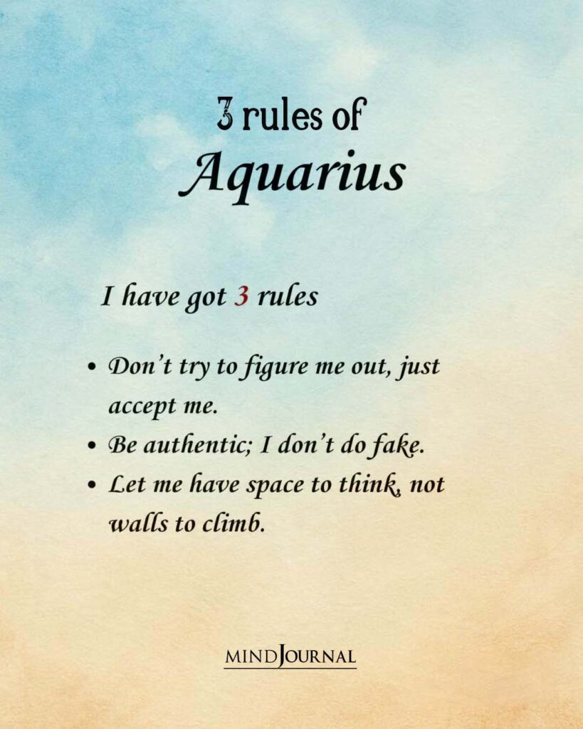 Zodiac Rules: 3 rules of Aquarius