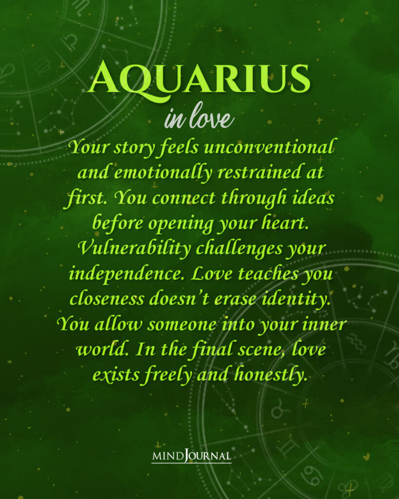 zodiac love story: Aquarius in love