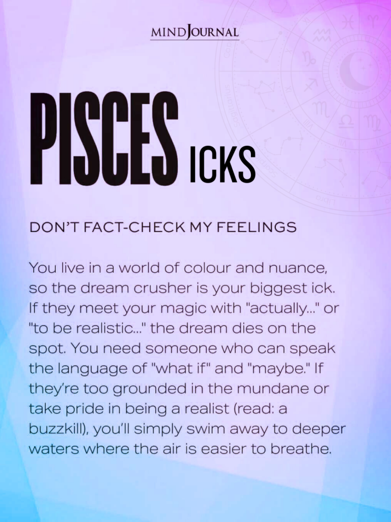 zodiac dislikes: What gives a Pisces ick