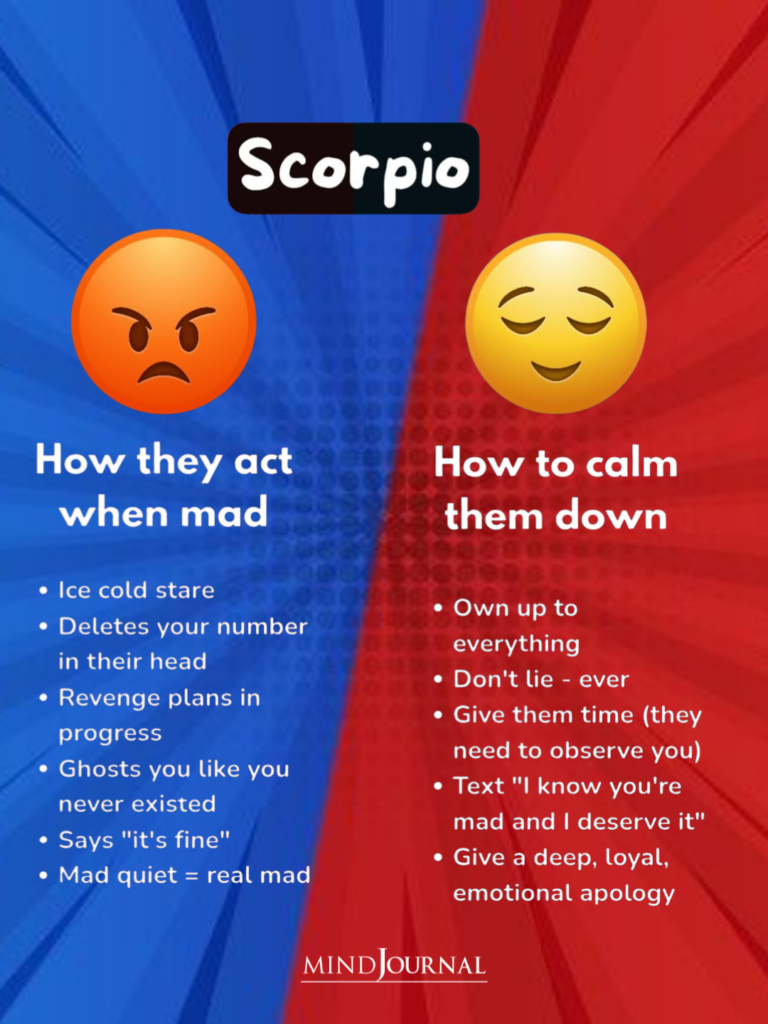 Zodiac Angry Traits And How To Calm Them Down: Scorpio