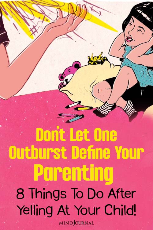 what to do after you yell at your child