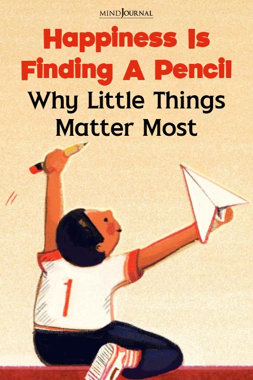 happiness is finding a pencil