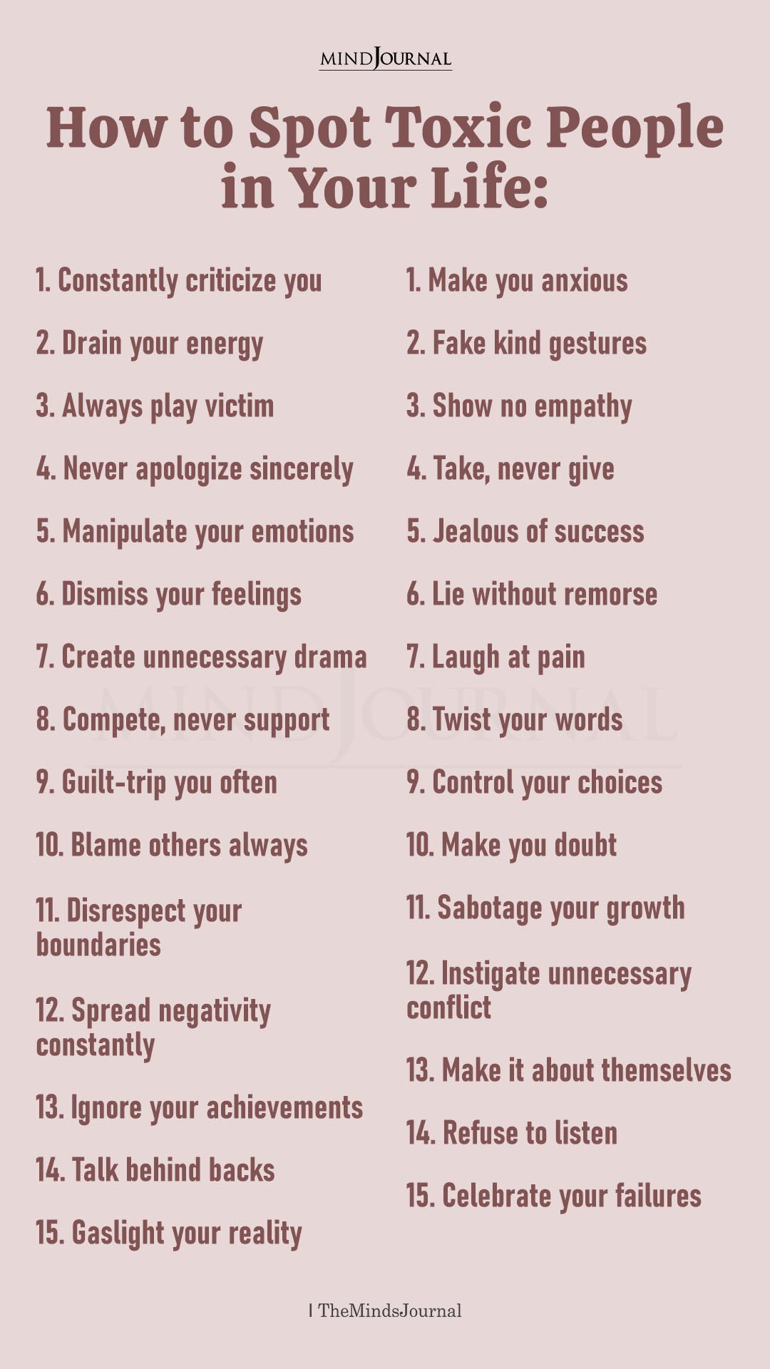 How To Spot Toxic People In Your Life