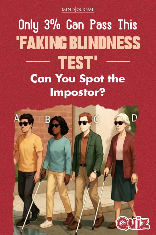 faking blindness