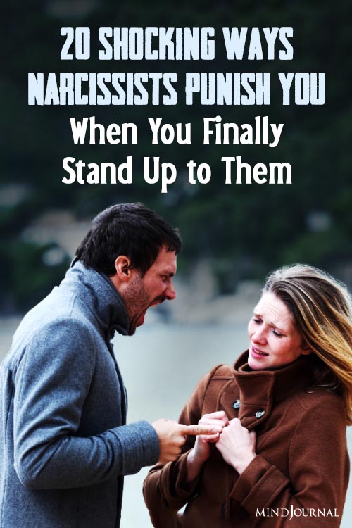 standing up to a narcissist