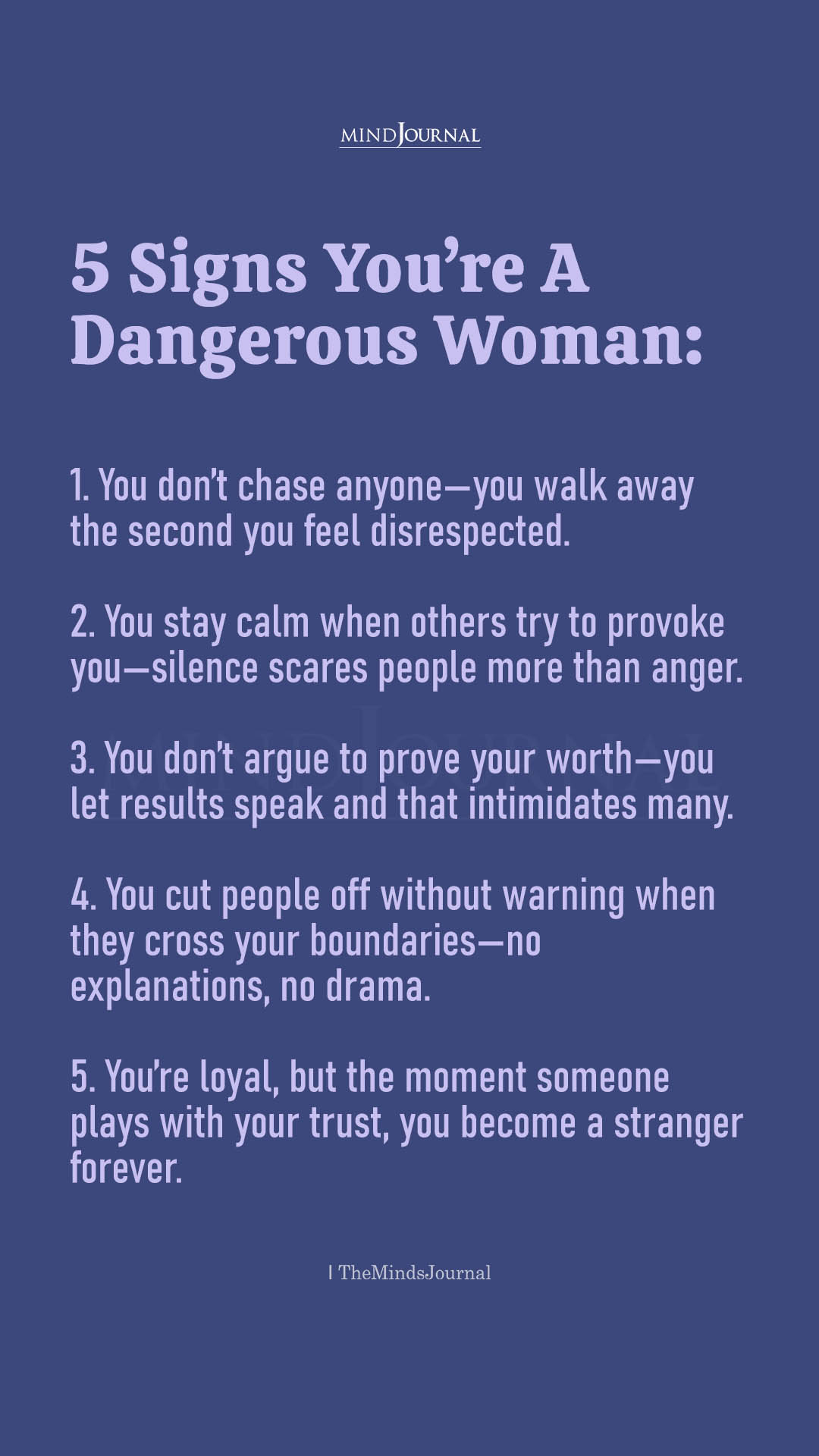 Signs You’re A Dangerous Woman With Strong Boundaries