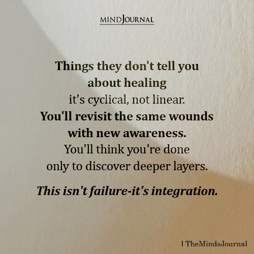 Healing Is Not Linear: Why Your Wounds Come Back in Cycles