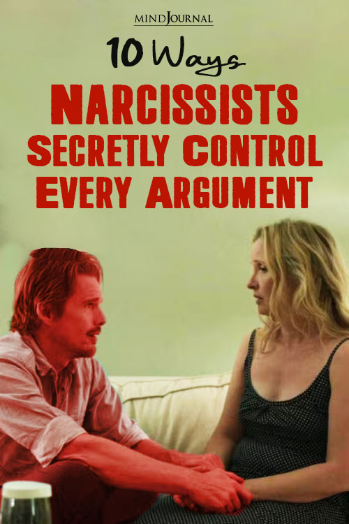 narcissist argument tactics