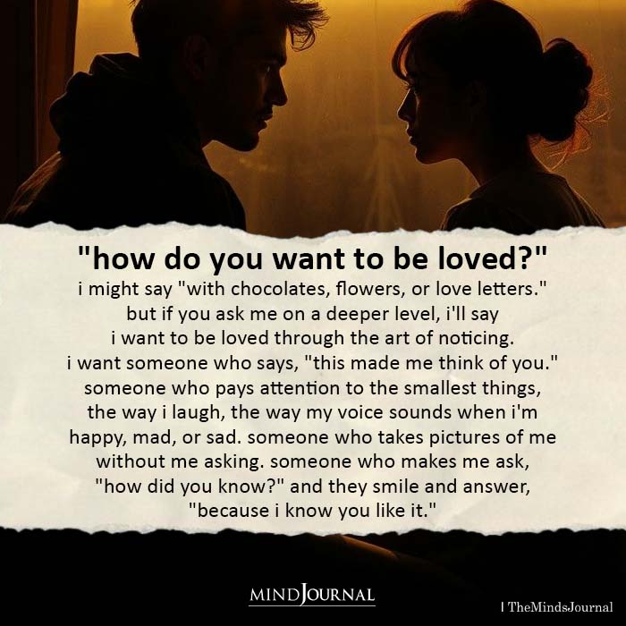 How Do You Want to Be Loved? The Art of Noticing Reveals True Intimacy