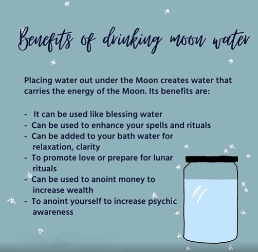 Moon Water Benefits