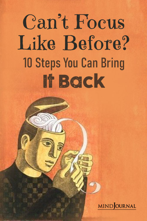 reduced attention span