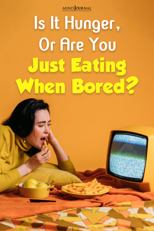how to stop eating when bored