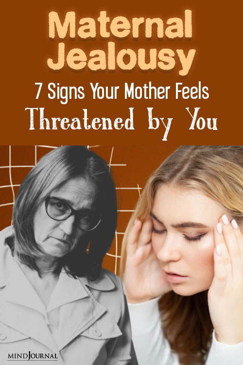 signs your mother is jealous of you