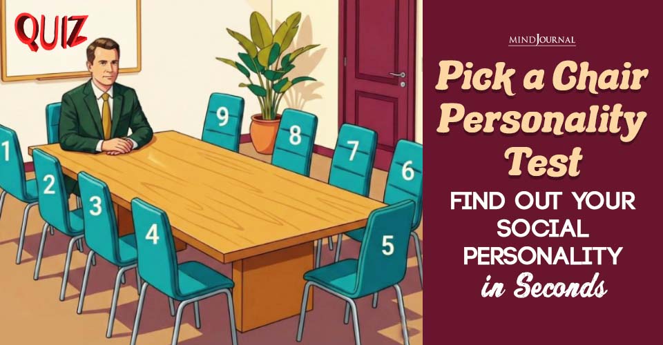 Pick a Chair Personality Test: Your First Instinct Will Expose You
