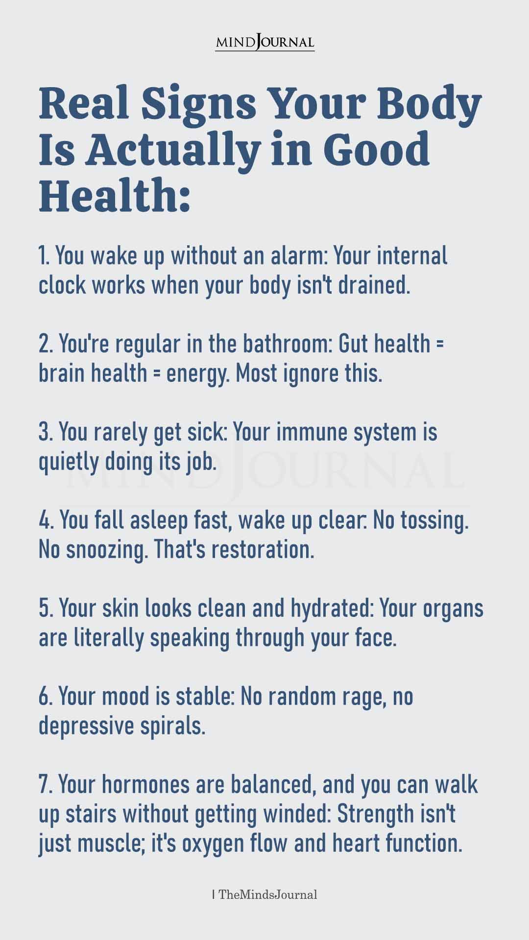 Real Signs Your Body Is Actually in Good Health: How to Know You’re Truly Well