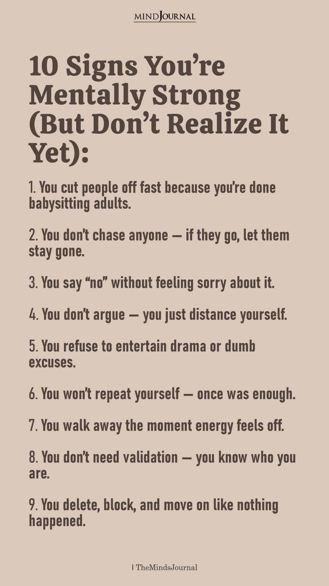 Signs You’re Mentally Strong (But Don’t Realize It Yet)