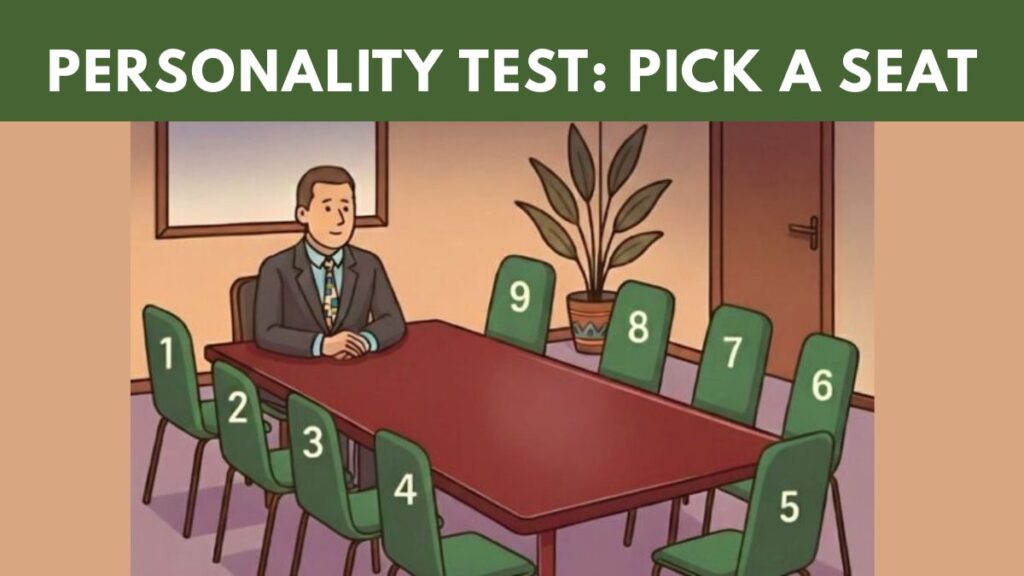 Pick a chair personality test