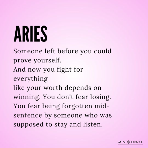 Zodiac wounds of an Aries.