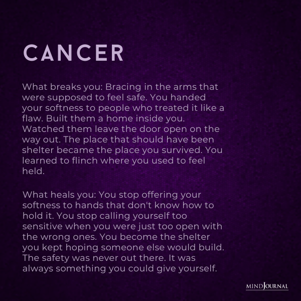 zodiac signs heartbreak