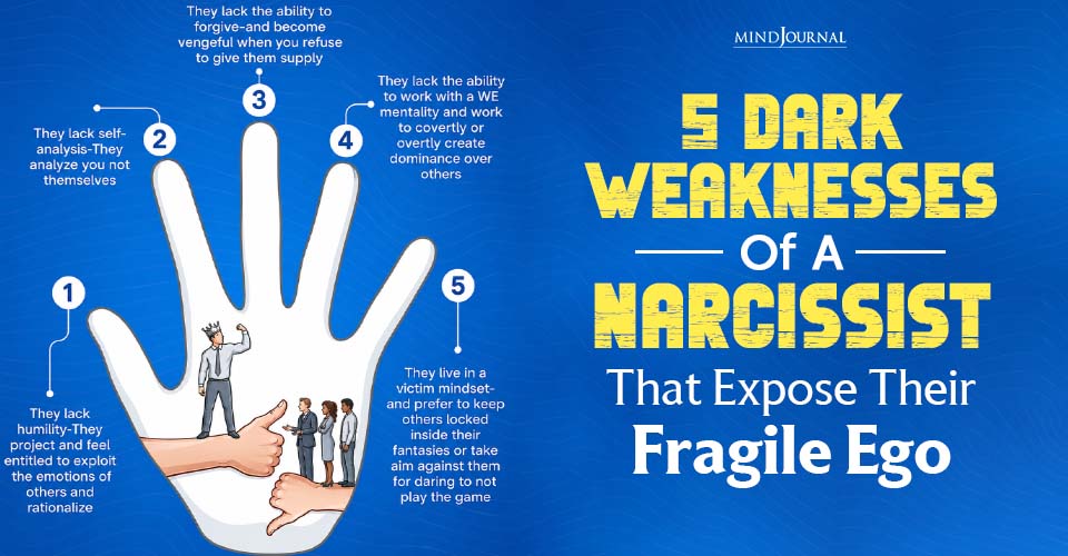 5 Dark Weaknesses Of A Narcissist That Expose Their Fragile Ego thumbnail