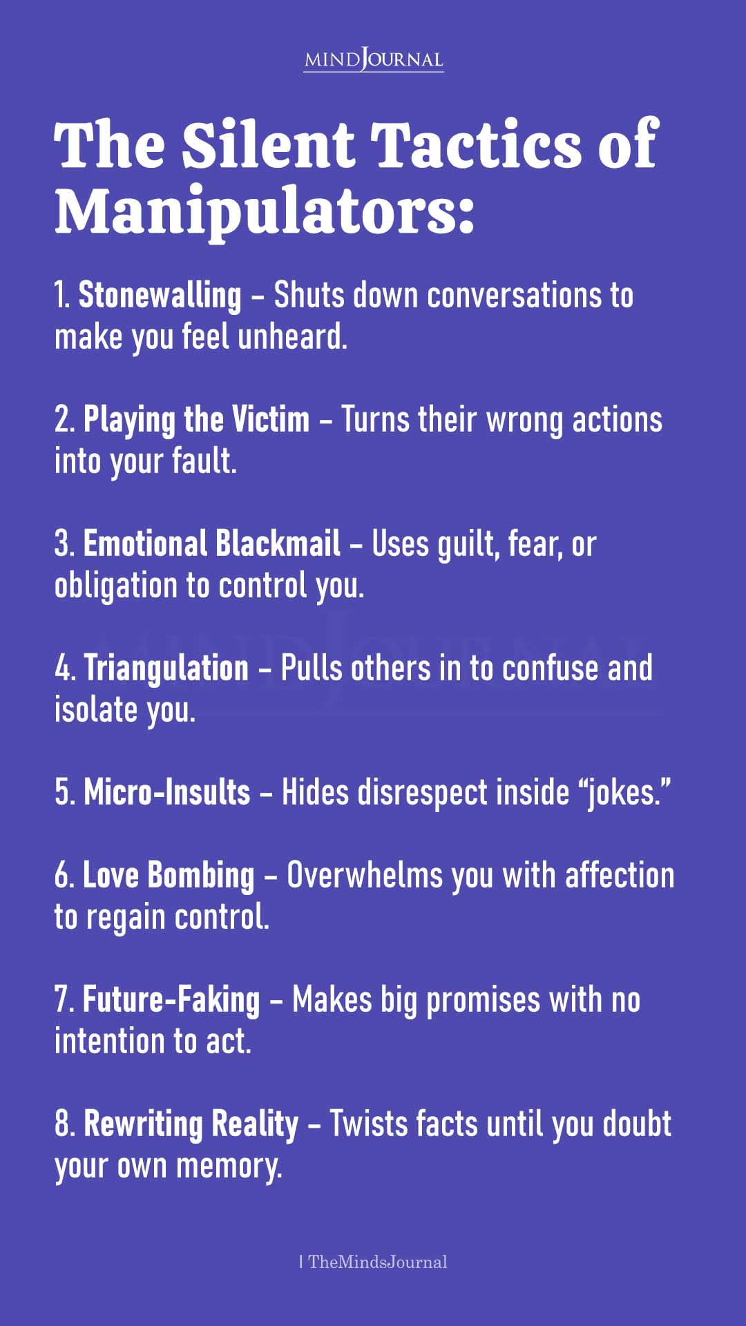 The Silent Tactics of Manipulators: How Emotional Manipulation Quietly Controls You