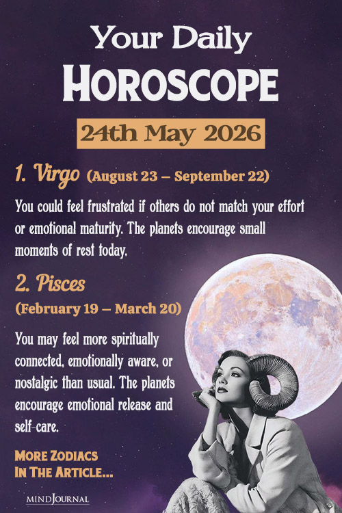 Daily Horoscope 24 May, 2026