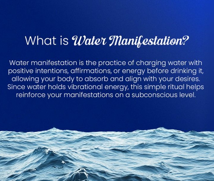 Water Manifestation Help You Attract Your Desires