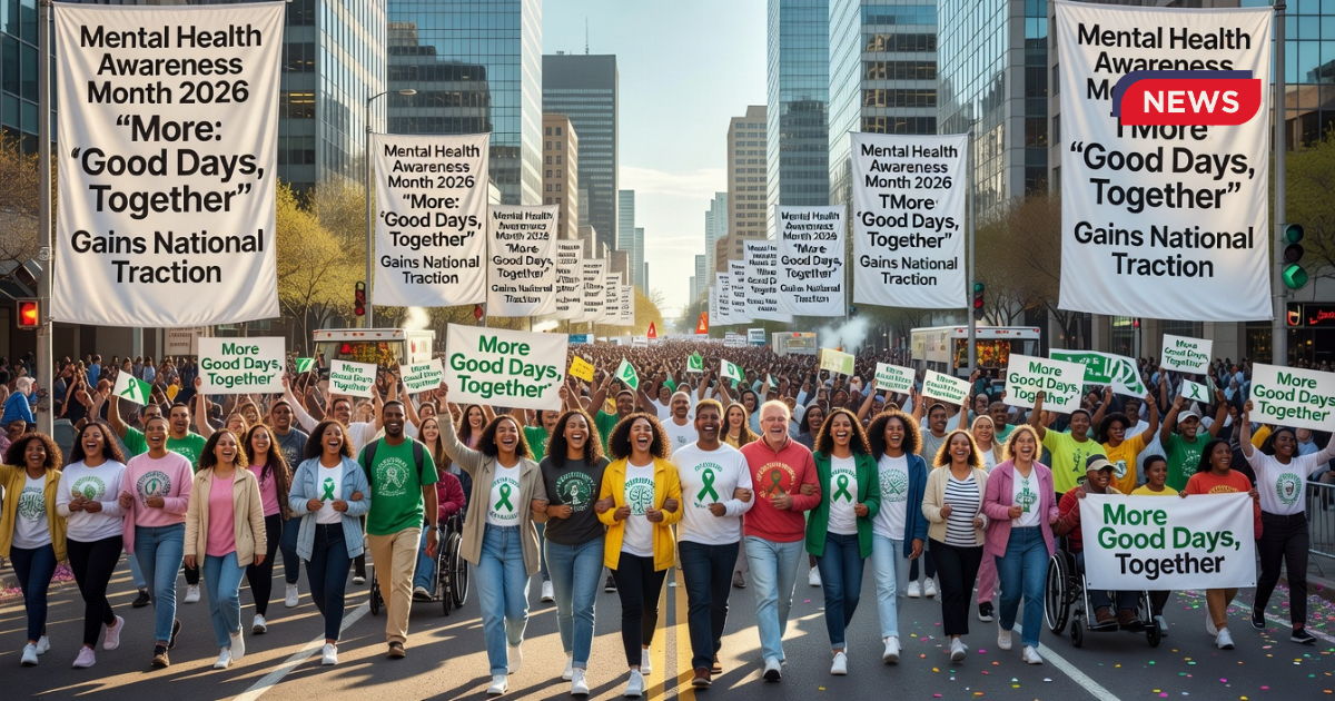 Mental Health Awareness Month 2026 Theme “More Good Days, Together” Gains National Traction