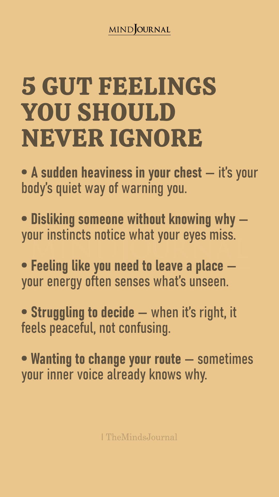 Gut Feelings You Should Never Ignore: When Your Body Knows Before Your Mind