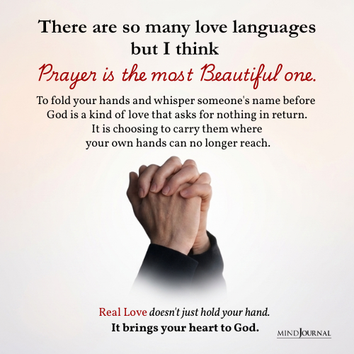 There Are So Many Love Languages—But Prayer Is the Most Beautiful One